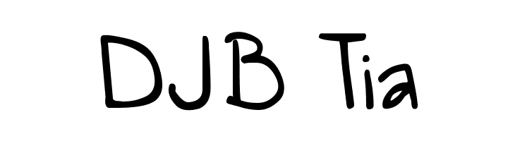 DJB Tia Font
