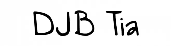 DJB Tia  免费字体下载
