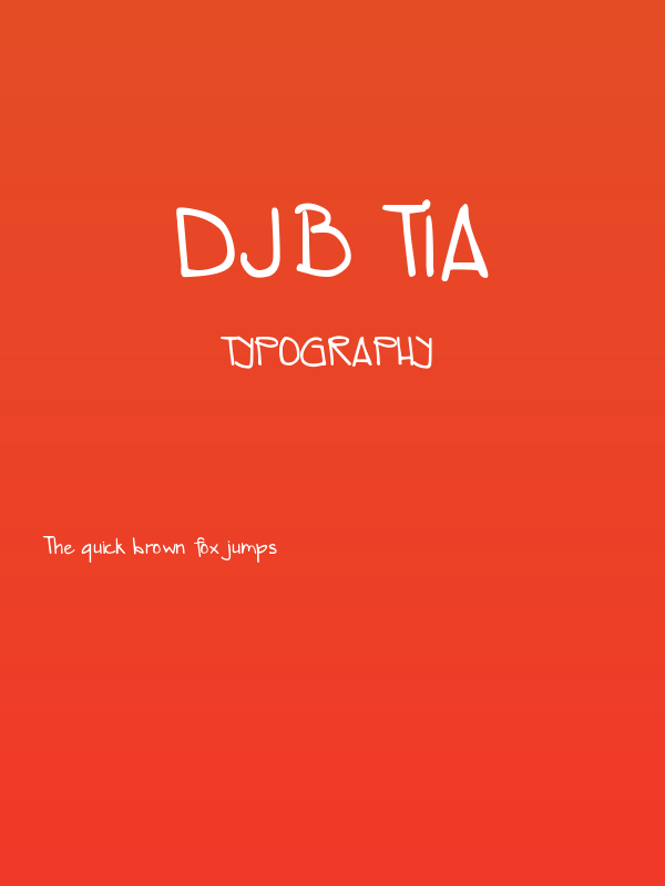 DJB Tia Poster