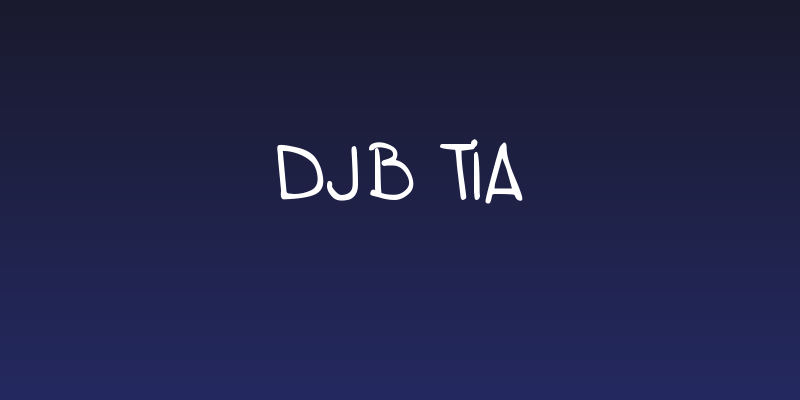 DJB Tia Social Header