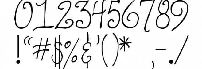 DJB To Be Continued Font OTHER CHARS