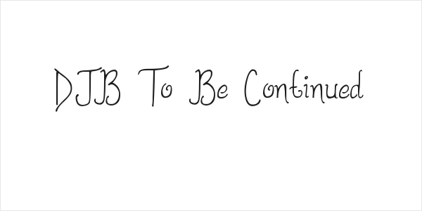 DJB To Be Continued Logo