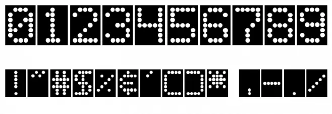 DJB Up on the Scoreboard Polices AUTRES CHARS