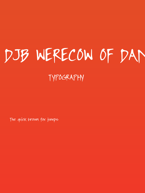 DJB WERECOW OF DANVILLE Poster