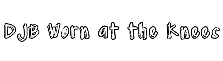 DJB Worn at the Knees  font caratteri gratis