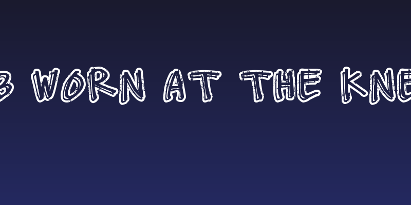 DJB Worn at the Knees Social Header