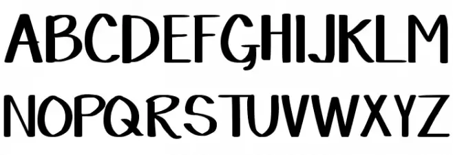 DJB Yard Sale Marker Bold Fuentes MAYÚSCULAS
