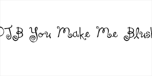 DJB You Make Me Blush Logo