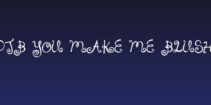 DJB You Make Me Blush Social Header