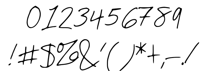 DJsSlantSerif Font OTHER CHARS