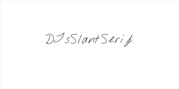DJsSlantSerif Logo