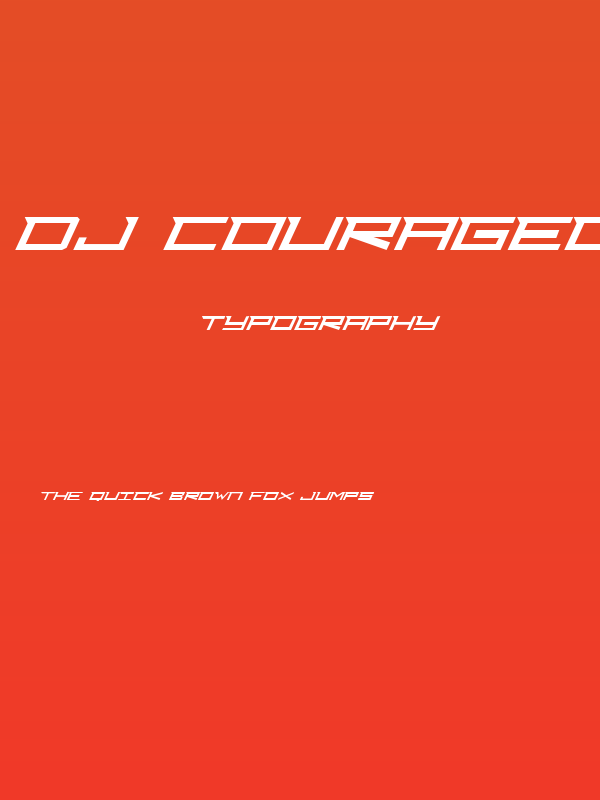 Dj Courageous Poster