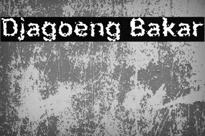 Djagoeng Bakar Example 2