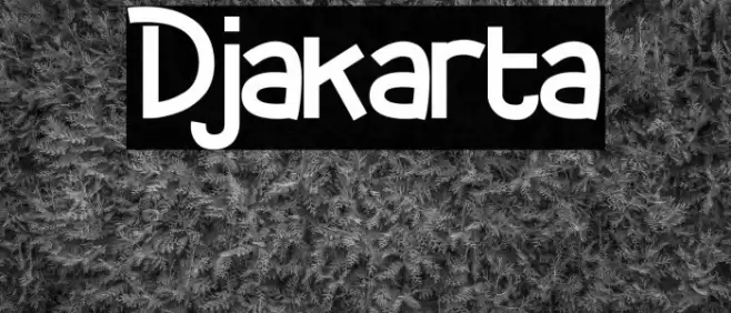 Djakarta Font examples