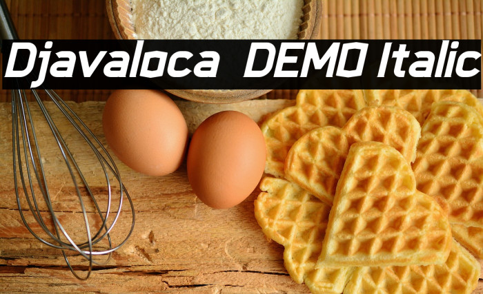 Djavaloca - DEMO Italic Example 2