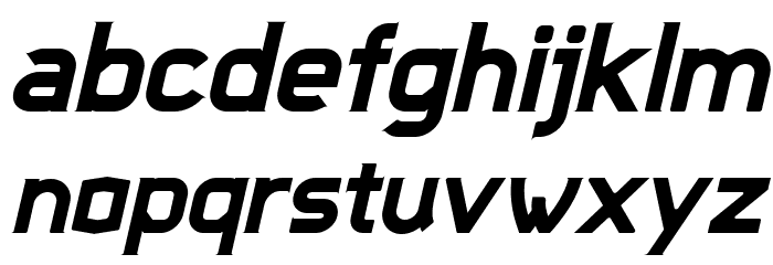 Djavaloca - DEMO Italic Font LOWERCASE