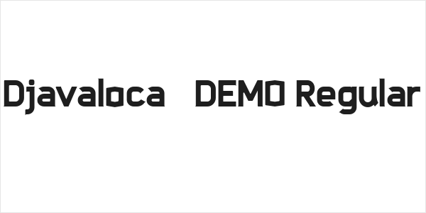 Djavaloca - DEMO Regular Logo