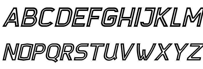 Djavaloca-Inline-DEMO Italic Font OTHER CHARS