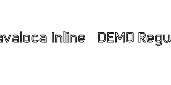 Djavaloca-Inline - DEMO Regular Logo