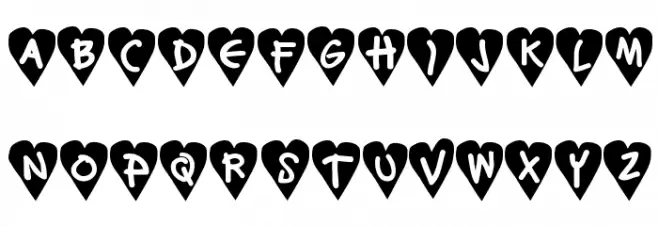 Djellibejbi Font UPPERCASE