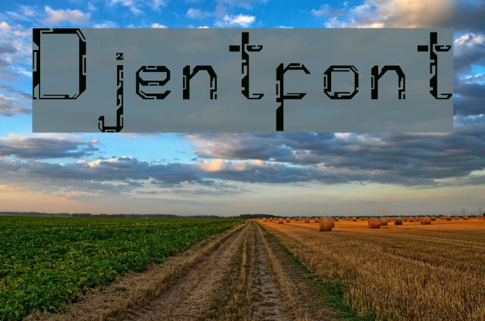 Djentfont Font examples