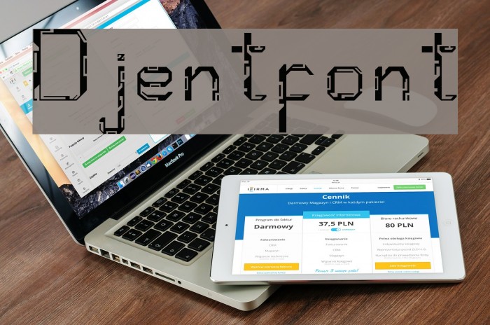 Djentfont Font examples