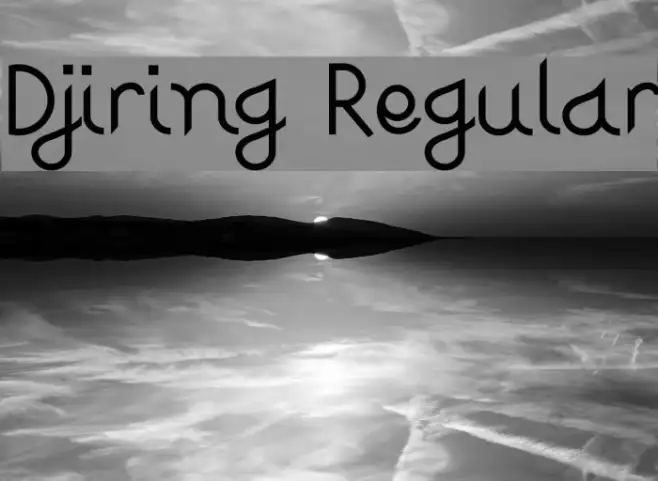 Djiring Regular Example 2