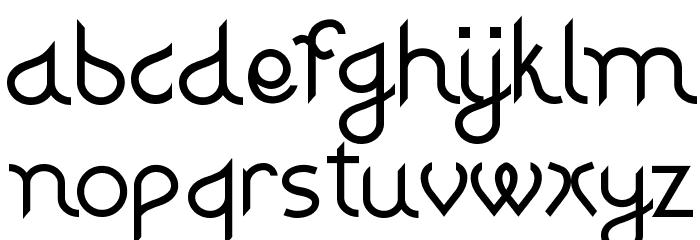 Djiring Regular Font LOWERCASE