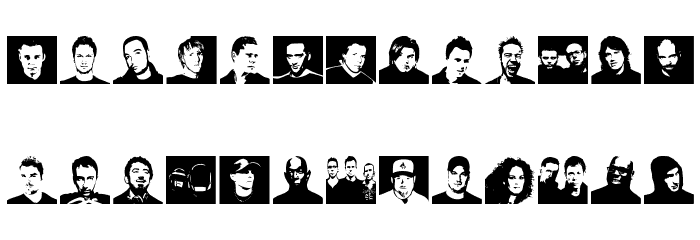 Djs symbols Font LOWERCASE