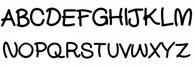 DjuiceWriting フォント 大文字