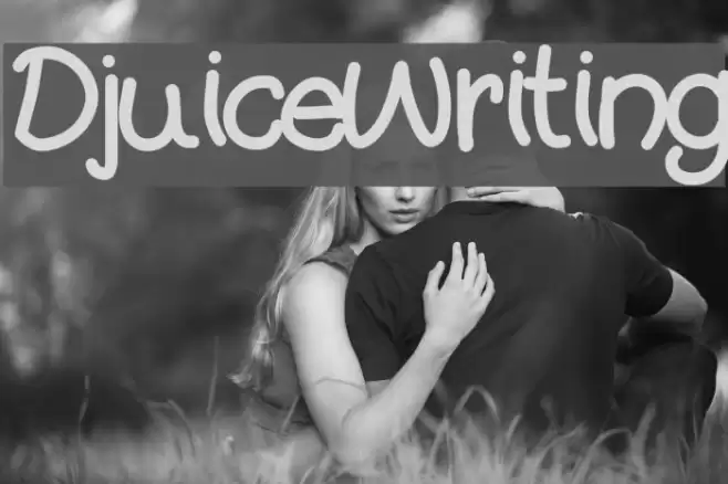 DjuiceWriting Font examples