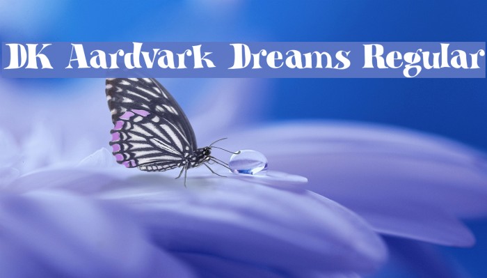 DK Aardvark Dreams Regular Example 3