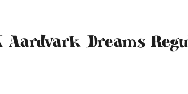 DK Aardvark Dreams Regular Logo