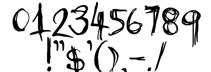 DK Abysmal Gaze Font OTHER CHARS
