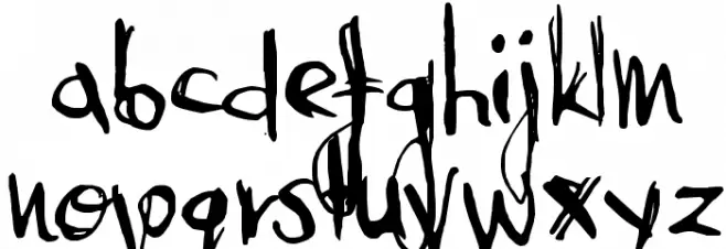 DK Abysmal Gaze फ़ॉन्ट लोअरकेस