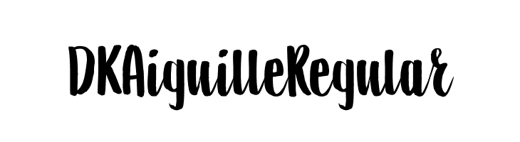 DK Aiguille Regular  font caratteri gratis