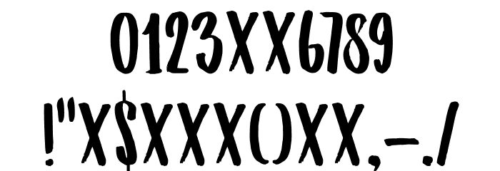 DK Aiguille Regular Font OTHER CHARS