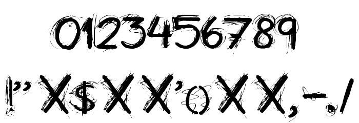 DK All Over Again Font OTHER CHARS