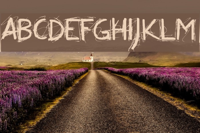 DK All Over Again Font examples