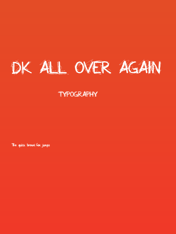 DK All Over Again Poster