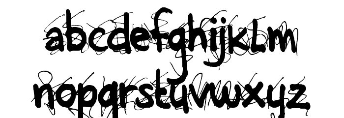 DK All Over Again Font LOWERCASE