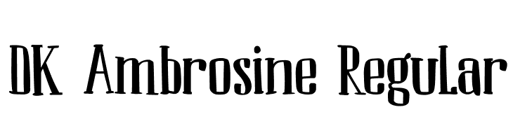 DK Ambrosine Regular  フリーフォントのダウンロード