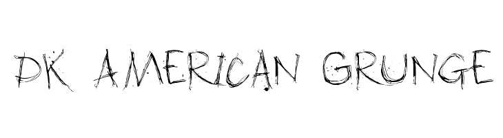 DK American Grunge  font caratteri gratis