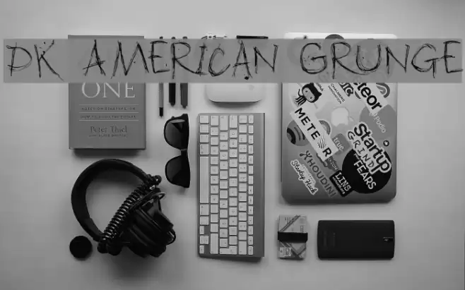DK American Grunge Font examples