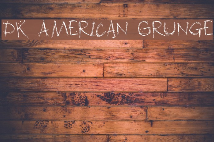 DK American Grunge Example 2