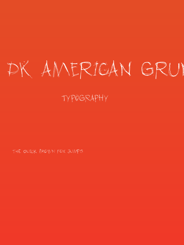 DK American Grunge Poster