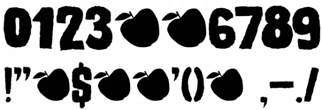 DK Appelstroop Regular Font OTHER CHARS