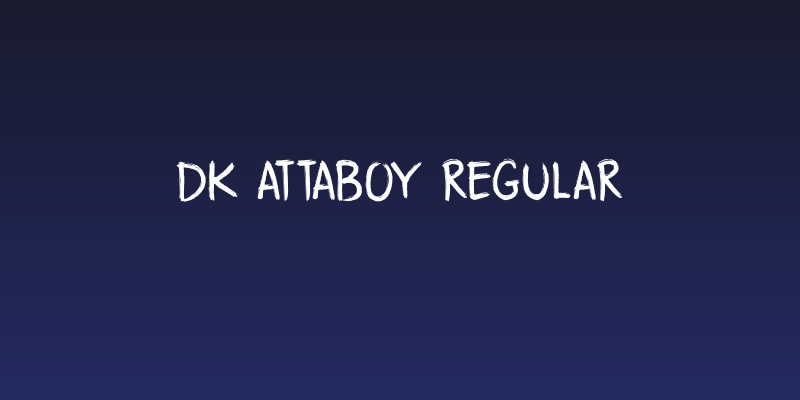 DK Attaboy Regular Social Header