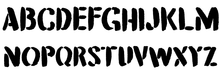 DK Attention Seeker Regular Font LOWERCASE
