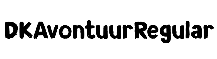 DK Avontuur Regular Шрифта